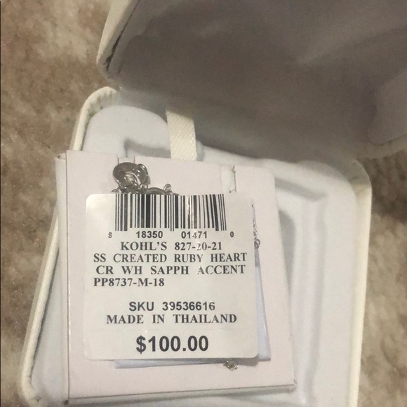 New Necklace with ruby - Picture 2 of 3